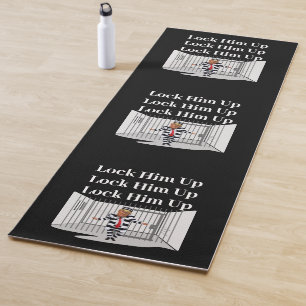 Lock Him Up Trump Yoga Mat