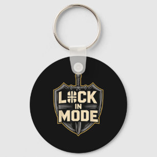 Lock In Mode Christian  Key Ring