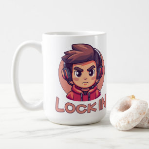 Lock In   Pro Gamer   Streamer Coffee Mug
