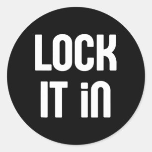 Lock It In Political Fight For Democracy Resist An Classic Round Sticker