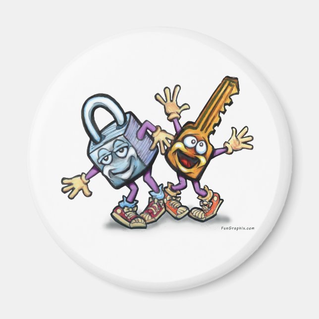 Lock n Key Magnet (Front)