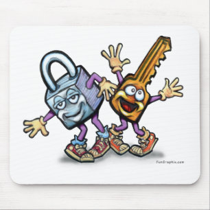 Lock n Key Mouse Mat