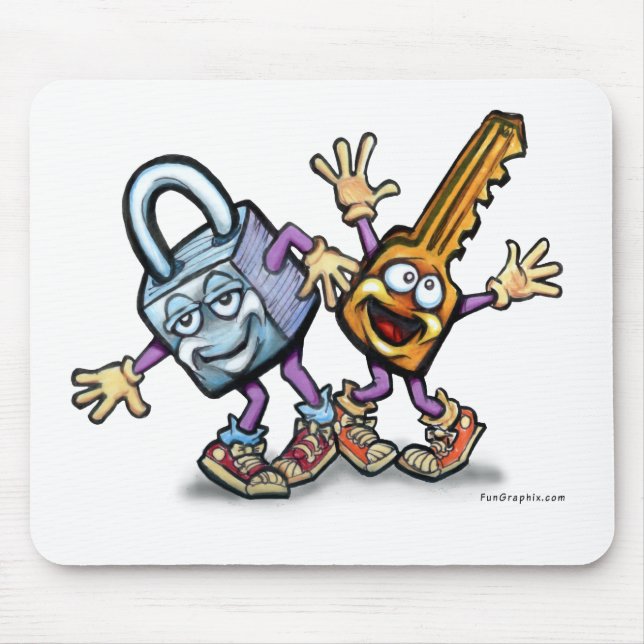 Lock n Key Mouse Mat (Front)