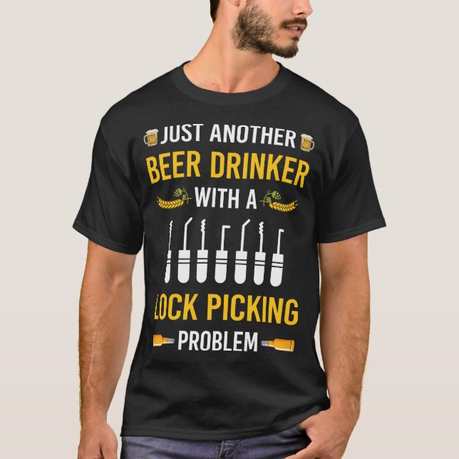 Lock Picking Lockpicking Lockpicker Locksmith T-Shirt (Front)