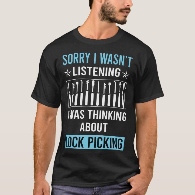 Lock Picking Lockpicking Lockpicker Locksmith T-Shirt (Front)