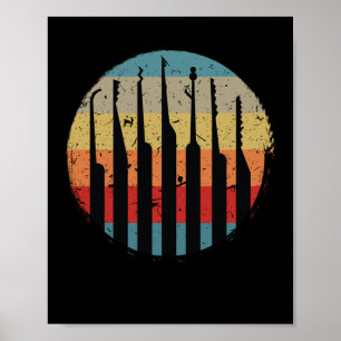 Lock Picking Retro Lock Poster