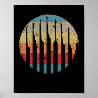 Lock Picking Retro Lock Poster