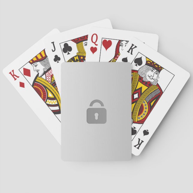 Lock Playing Cards (Back)