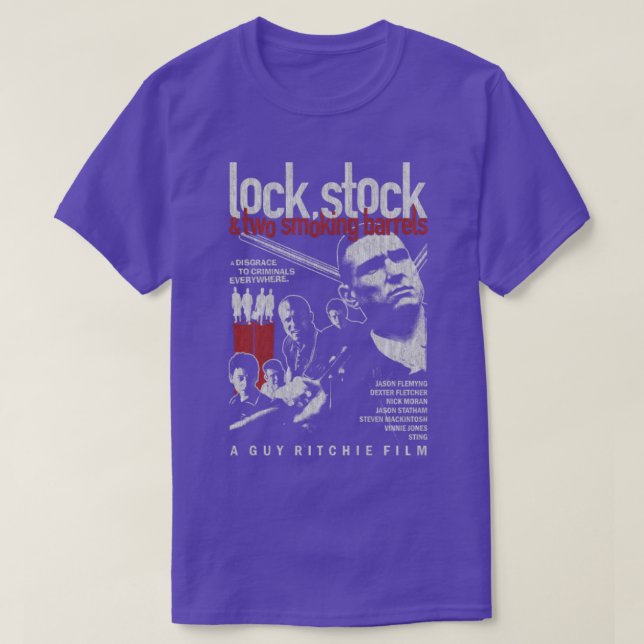 Lock stock and two smoking barrels Snatch Guy Ritc T-Shirt (Design Front)