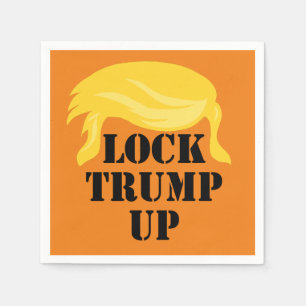 Lock Trump Up Napkin