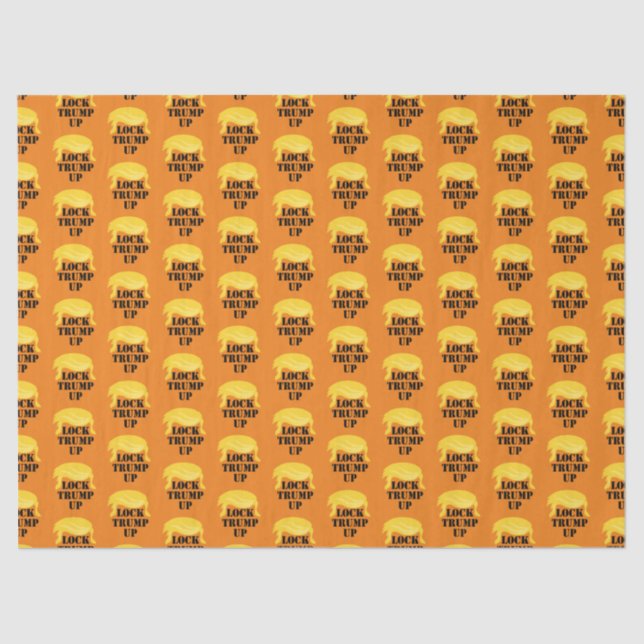 Lock Trump Up Pattern Tissue Paper (Front)