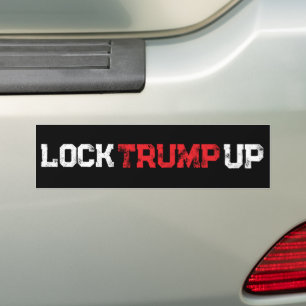 Lock Trump Up Political Bumper Sticker