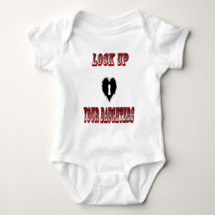 Lock up your daughters baby bodysuit