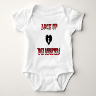 Lock up your daughters baby bodysuit