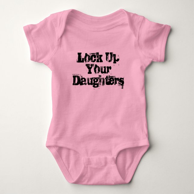 Lock Up Your Daughters Baby Bodysuit (Front)