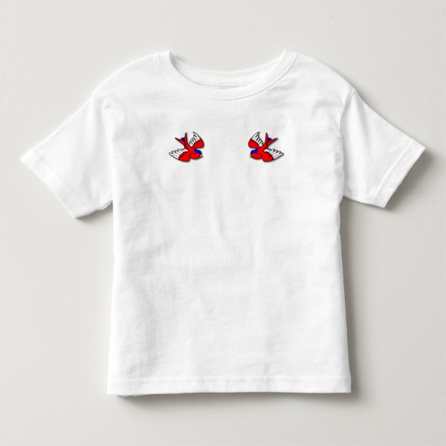 Lock Up Your Daughters Tattoo Swallow Shirt (Front)