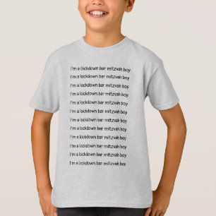 Lockdown Bar Mitzvah Boy T-shirt