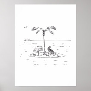 Lockdown Enforced gloss poster