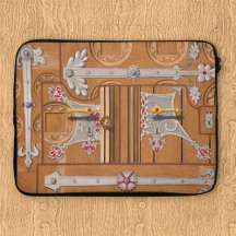 Locked Chamber Door Laptop Sleeve