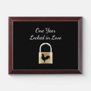 Locked in Chastity Award Plaque