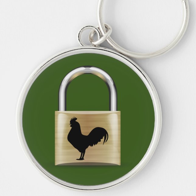 Locked in Chastity Key Ring (Front)