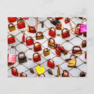 Locked In Love Holiday Postcard
