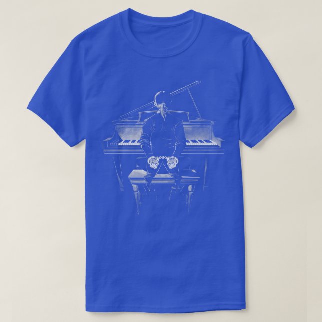 Locked Piano Key T-Shirt (Design Front)