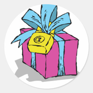 Locked Present Stickers