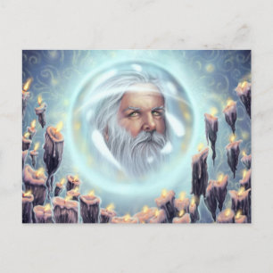 Locked Within The Crystal Ball Postcard