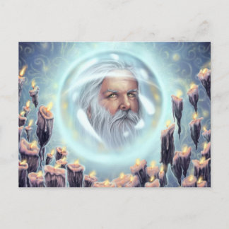 Locked Within The Crystal Ball Postcard