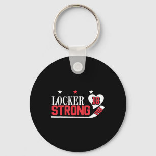 Locker Strong 18 Hockey Key Ring