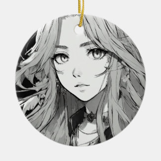 Locket  ceramic tree decoration