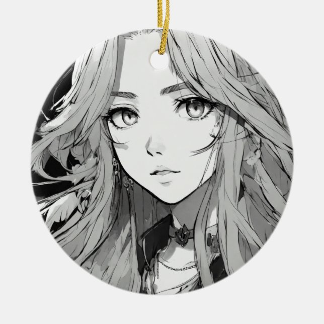 Locket  ceramic tree decoration (Front)