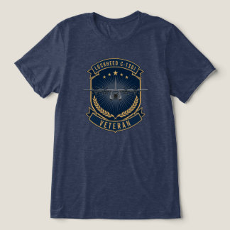 Lockheed C-130J Super Hercules Veteran Crest Tri-Blend Shirt