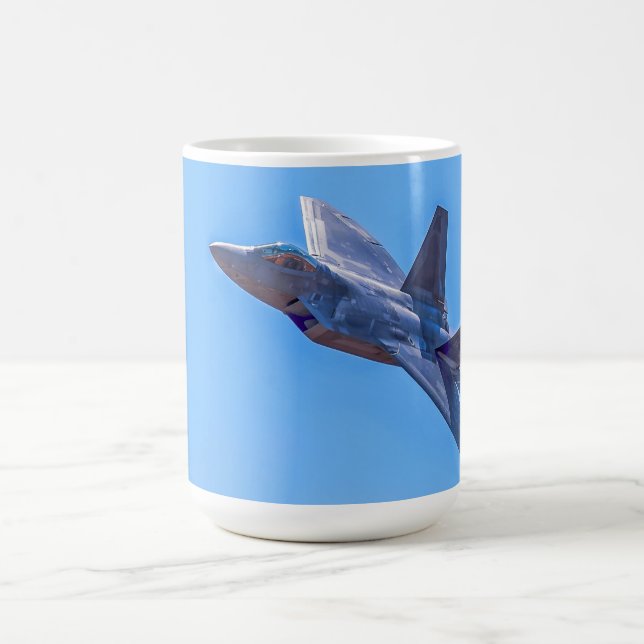 Lockheed Martin F-22A Raptor Coffee Mug (Center)