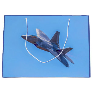 Lockheed Martin F-22A Raptor Large Gift Bag
