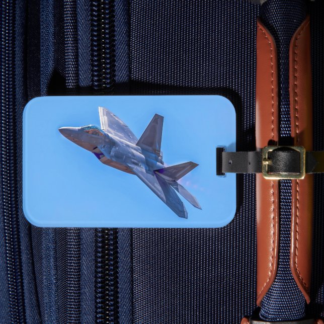 Lockheed Martin F-22A Raptor Luggage Tag (Front Insitu 4)