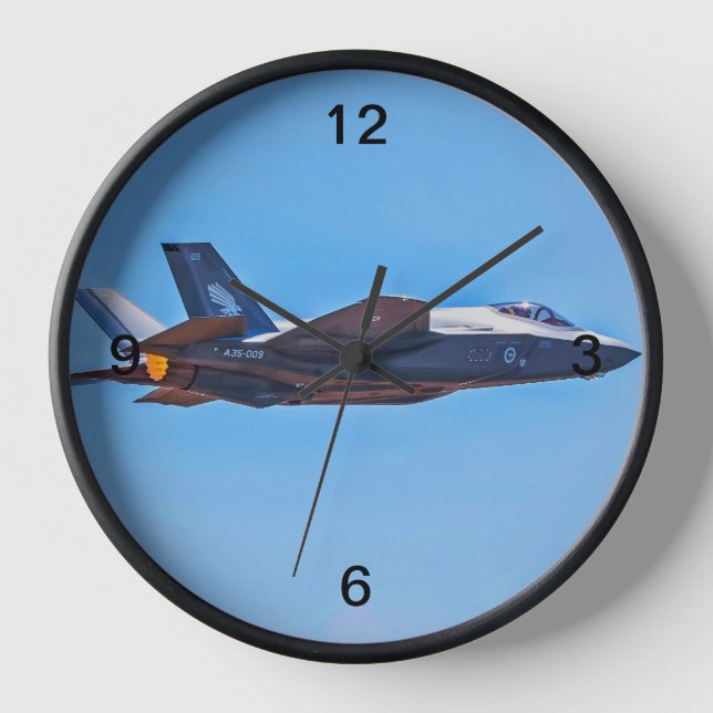 Lockheed Martin F-35A Lightning II Clock  (Front)