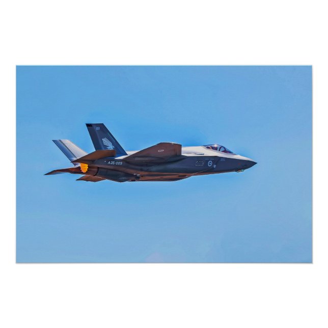 Lockheed Martin F-35A Lightning II Poster (Front)