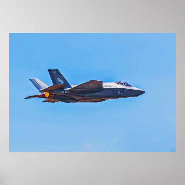 Lockheed Martin F-35A Lightning II Poster (Front)