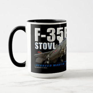 Lockheed Martin F-35B Lightning II Stealth Fighter Mug