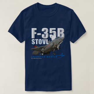 Lockheed Martin F-35B Lightning II Stealth Fighter T-Shirt