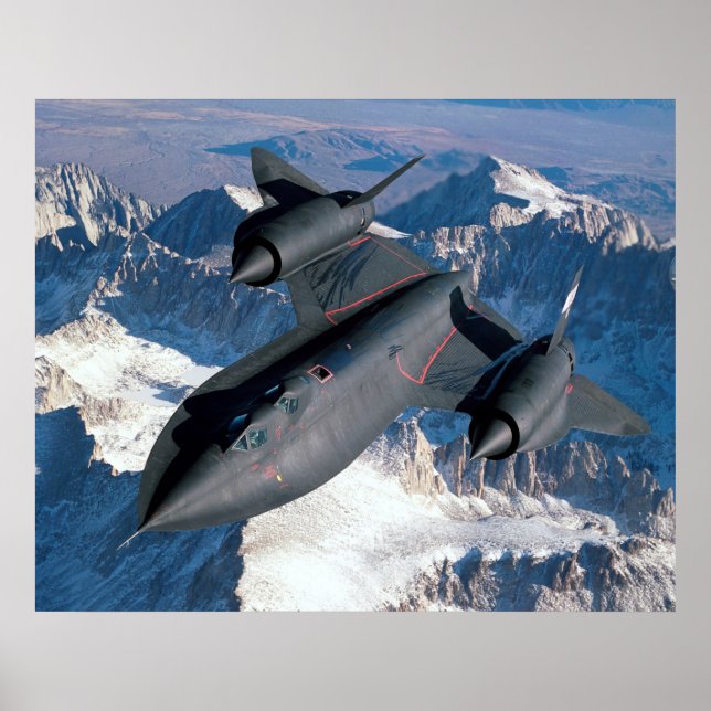 Lockheed SR-71 Blackbird Poster (Front)
