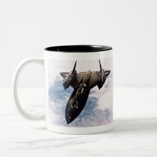 Lockheed_SR-71_in_flight Two-Tone Coffee Mug