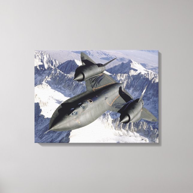 Lockheed SR-71B Blackbird Canvas Print (Front)