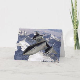 Lockheed SR-71B Blackbird Greeting Card