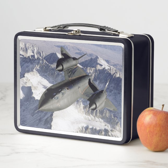 Lockheed SR-71B Blackbird Metal Lunch Box (In Situ)