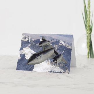 Lockheed SR-71B Blackbird Thank You Card