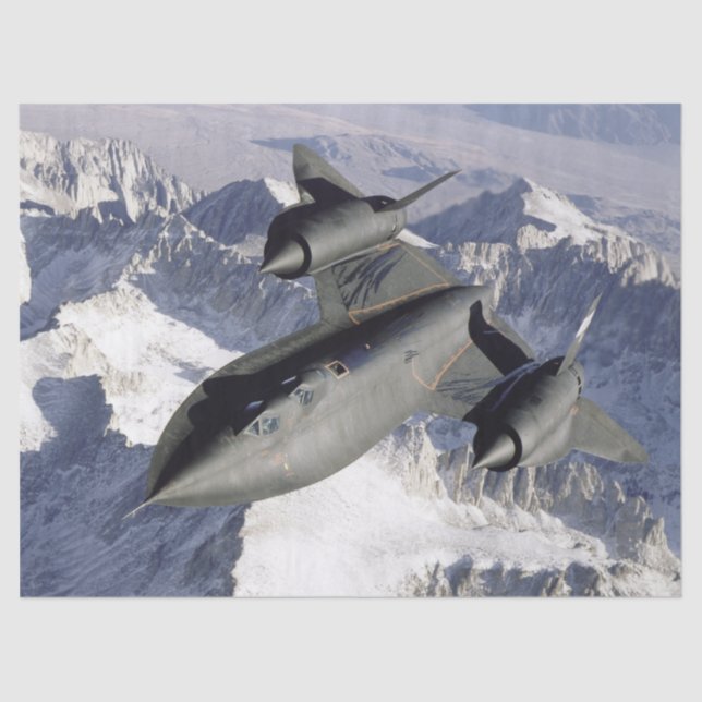 Lockheed SR-71B Blackbird  Tissue Paper (Front)