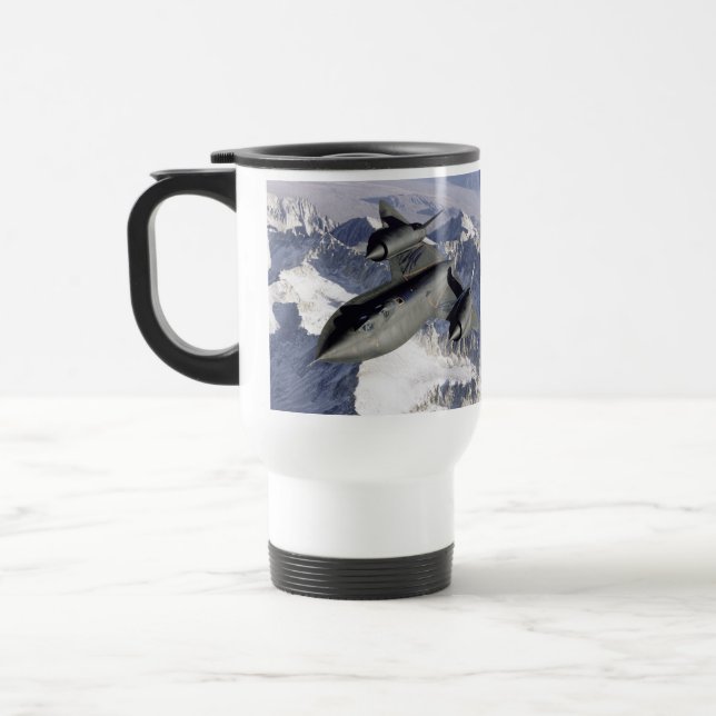 Lockheed SR-71B Blackbird  Travel Mug (Left)